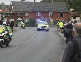 The Police escort finally arrives.. copy 2