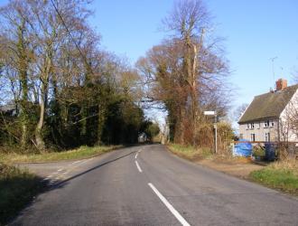 Turning to Severalls Lane