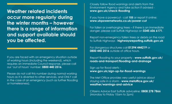Weather Related Incidents Info Sheet