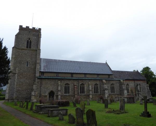 Dennington Church from the South