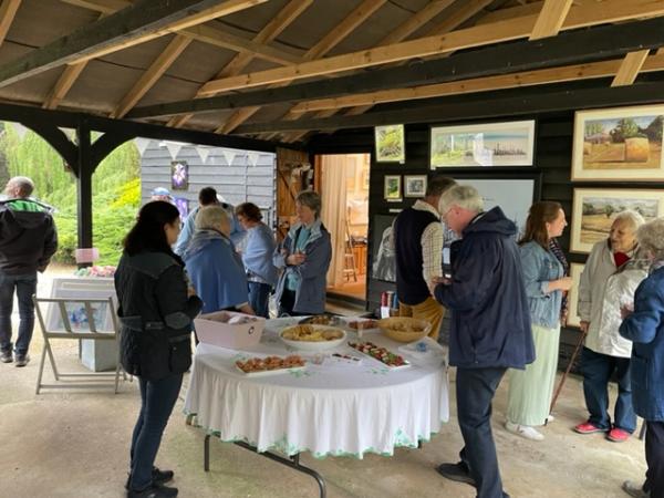 Visitors on the Art Trail